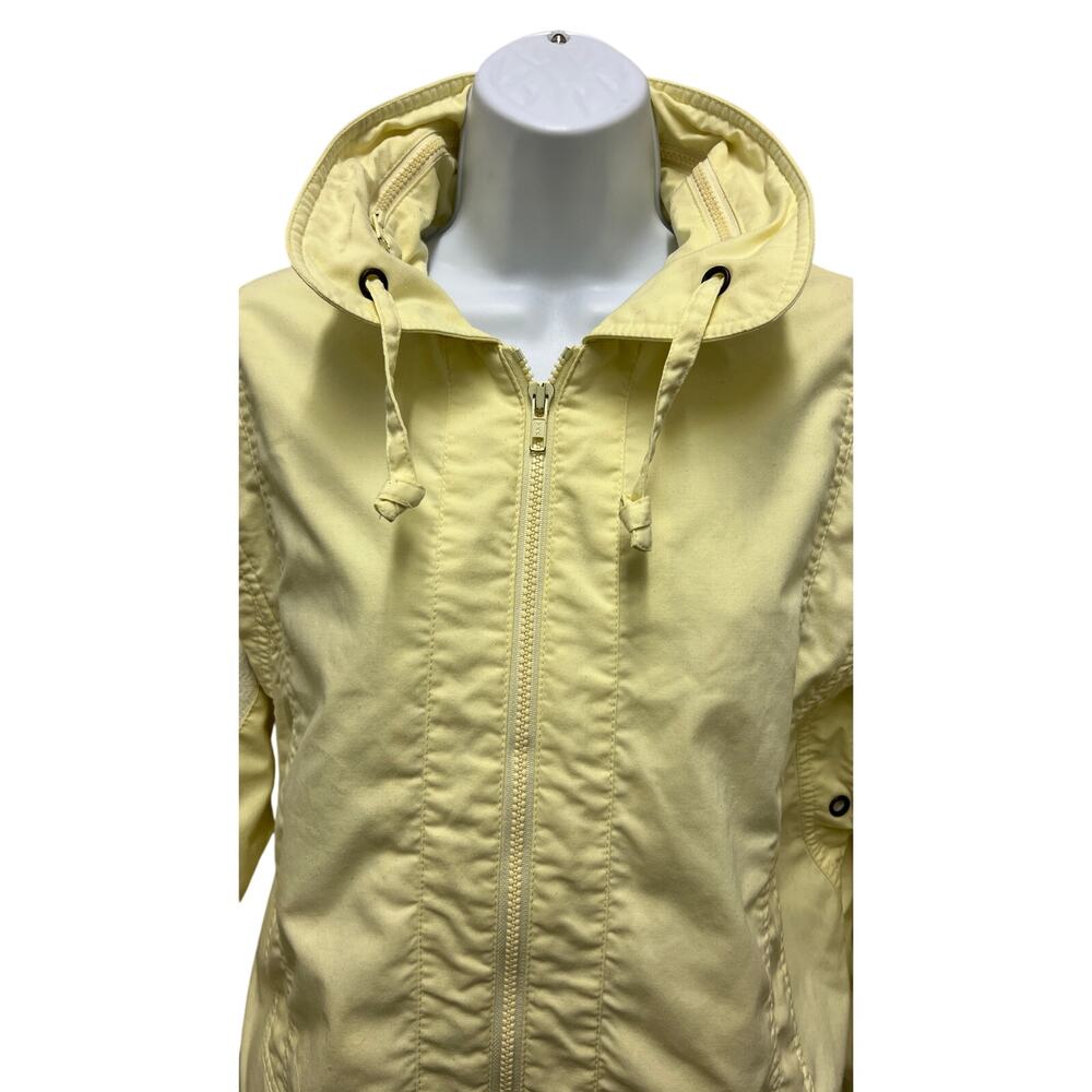 Vintage Robin Ross Yellow Hooded Jacket - Women's Medium - Picture 2 of 4